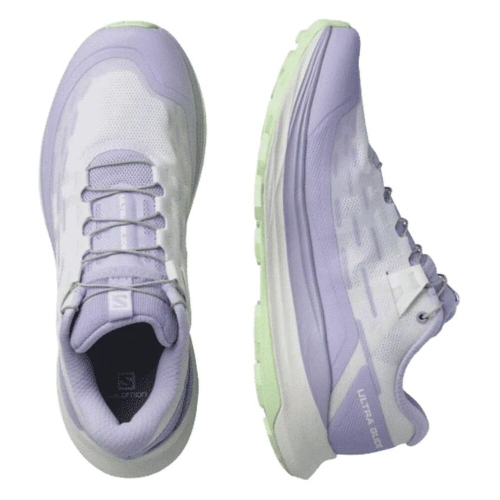 NEW Salomon Womens Ultra Glide Purple Lavender/patina Green Hiking Shoes US 6.5